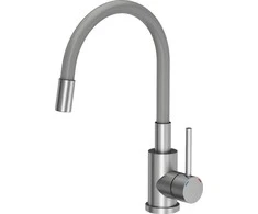 Virtuvinis maišytuvas su ištraukiama žarna Quadron Maggie 3323503GR, pilka