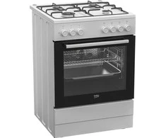 Viryklė Gas stove with electric orkaitė Beko FBE62120SWD