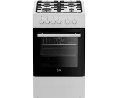 Viryklė Gas stove with electric orkaitė Beko FSE52029DWD