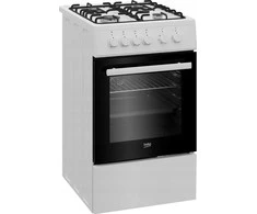 Viryklė Gas stove with electric orkaitė Beko FSE52029DWD