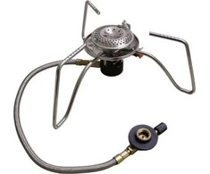 Turistinis dujinis degiklis su vamzdeliu Mil Tec H9cm/280g/3500W nerūd. plieno/alium.