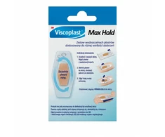 VISCOPLAST Max Hold pleistrai, atsparūs vandeniui, 3 dydžiai, dėžutėje, 12 vnt.