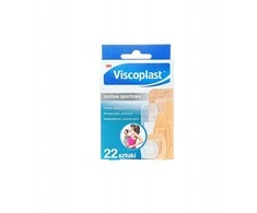 VISCOPLAST sportiniai pleistrai, 3 tipų, 6 dydžių, 22 vnt.