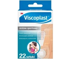 VISCOPLAST sportiniai pleistrai, 3 tipų, 6 dydžių, 22 vnt.