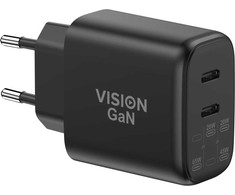 Vision TC-PUSBCEU/65, vidinis, kintamosios srovės, 20 V, juodas