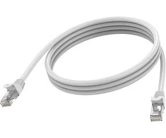 VISION 2m Baltas CAT6A STP cable