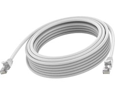 Vision RJ45 (m) zu RJ45 (m) - STP geschirmtes Twisted-Pair - CAT 6a - 10 Gbps - 24 AWG - mit Knickschutz - 3 m - baltas