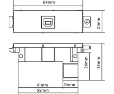 Vision USB-B modulis (3446581)