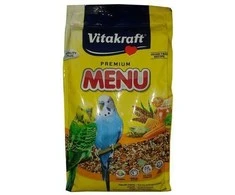 Vitakraft Chovex Sro PREMIUM MENU visavertis banguotųjų papūgų lesalas, 1kg