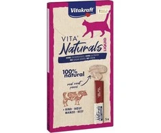 Kačių Skanėstai - Vitakraft Vita Naturals, Skysta Jautiena 5x15 g