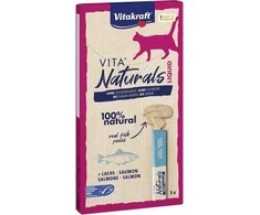 Kačių Skanėstai - Vitakraft Vita Naturals Skystas Lašišos Skanėstas 5 x 15 g