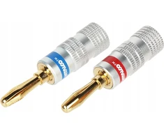 BAN-PLUG-HQ BANANA PLUG PAIR RAUDONA + MĖLYNA VITALCO