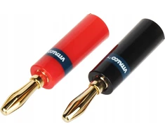 BANANŲ KIŠTUČIŲ PORA BAN-PLUG-V1 Raudonas + Juodas VITALCO