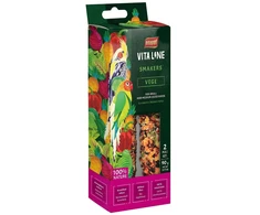 Vitapol Smakers Vitaline Vege* skirta małych i vidutinėms papūgoms 5szt/disp