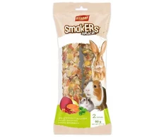 Vitapol Smakers daržovių užkandis graužikams ir triušiui folijoje, 90 g, 6 vnt./display
