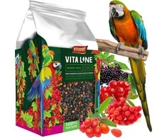 Vitapol Vitaline Blueberry mišinys papūgoms ir egzotiniams paukščiams 200g, 4 vnt.