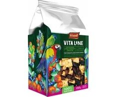 Vitapol Vitaline Miško ir sodo vaisiai papūgoms ir egzotiniams paukščiams 150g, 4 vnt.