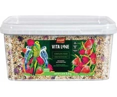 Vitapol Vitaline Visavertis ėdalas banguotoms papūgoms ir kitiems smulkiems dekoratyviniams paukščiams, 2,2kg kibiras