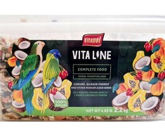 Vitapol Vitaline Visavertis ėdalas uogienėms, vienuolių papūgoms ir kitoms vidutinio dydžio papūgoms, 2,2kg kibiras