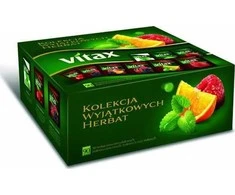 Vitax VITAX UNIKALIOS ARBATOS KOLEKCIJA - MIX KARTONINĖ 90 MAIŠELIŲ VOKELIUOSE