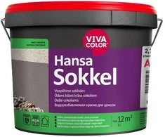 Cokolių dažai VIVACOLOR HANSA SOKKEL, A bazė, 2,7 l