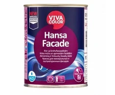 Mineralinių fasadų dažai VIVACOLOR HANSA FACADE, baltos sp., LA bazė, 900 ml