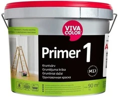 Vivacolor Sienų ir lubų gruntiniai dažai PRIMER 1, visiškai matiniai, baltos sp., AP bazė, 2,7 l