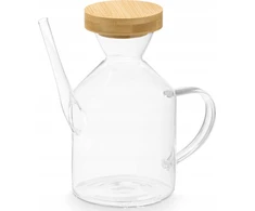 Vivalto Buteliukas na oliwę INTRA su bambusową pokrywką, 600 ml