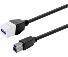 Kabelis USB VivoLink Keystone PROKEYUSB3AFBM2W USB 3.0 Baltas