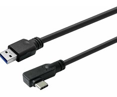Kabelis USB VivoLink USB-A - USB-C 2 m Juodas (USB-A į USB-C kabelis 2 m)