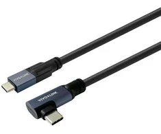 VivoLink USB-C į USB-C kampinis kabelis