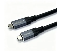 VivoLink Vivolink USB-C to USB-C Cable 3m - USB4, 40Gbps, 100W PD, 8K, Enterprise-tested kabelis USB USB4 Gen 2x2 USB C 40 Gbit/s juoda