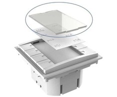 VivoLink Vivolink VLCP8B-PLEXIGLASS panel przyciskowy Baltas