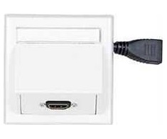 „VivoLink Vivolink WI221184“ HDMI maitinimo lizdas, baltas