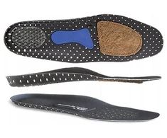 VM Footwear Anatominis batų įdėklas su bambuko pluoštu, dydis 42, juodas (BH-300042)