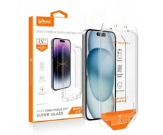 Vmax grūdintas stiklas 2,5D Normal Clear Glass, skirtas iPhone 15 Pro 6,1"