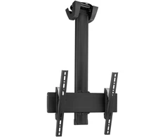 Laikiklis Vogels CT1544 TV-Deckenhalterung bis 165 cm (65'') sukamasis, Profilhöhe 150 cm, max. 80 kg, Vesa max. 400 x 400 juoda