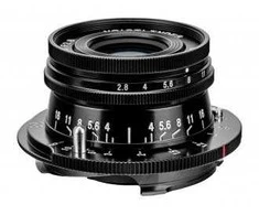 Voigtlander Spalvotas „Skopar I 28mm f/2.8“ objektyvas, skirtas „Leica M“ – juodas