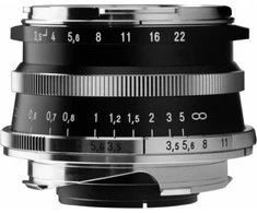 Voigtlander spalvotas Skopar Leica M 21mm F / 3.5 objektyvas