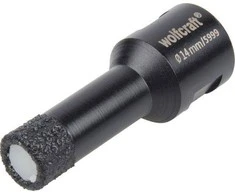 Grąžtas Wolfcraft Deimantinis pjūklas 14 mm keraminėms/M14 plytelėms, itin greitas
