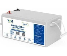 Volt LiFePO4 akumuliatorius 25,6 V 200 Ah (150 A)