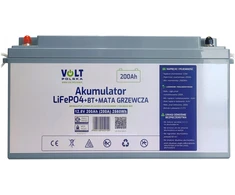 Akumuliatorius Volt Polska LiFePO4 12,8V 200 Ah (200A) + BMS + BLUETOOTH + MATA