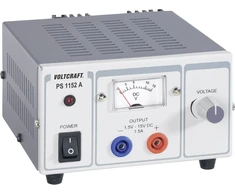 VOLTCRAFT PS-1152 A reguliuojamas laboratorinis maitinimo šaltinis, 22,5 W, 1,5–15 V/DC 511805
