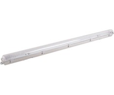Volteno Hermetinis šviestuvas LED lempoms 1x120cm Pilka IP65 ABS + PS 126.5x6.9x8.3cm VO2815