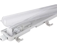 Volteno Hermetiškas LED šviestuvas be reflektoriaus 1x150cm pilkas IP65 ABS + PS 156.5x6.8x5.7cm VO1899