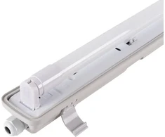 Volteno Hermetinis šviestuvas LED lempoms 1x120cm Pilka IP65 ABS + PS 126.5x6.9x8.3cm VO2815