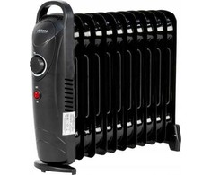 VOLTENO alyvos radiatorius 11 briaunų 1200 W juodas