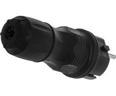 Blow WT-54 tiesus juodas hermetiškas kištukas