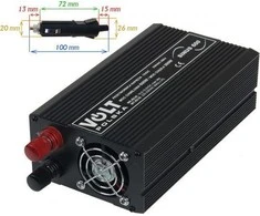 INVERTERINĖ VOLTA POLSKA SINUS 600 12V / 230V 300/600W