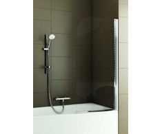 Vonios sienelė Alkotest 170-06990P / KFA / MODERN 1 / PARAWAN 1 -ELEMENTOWY CHROM OPTIC SZKŁO BEZPIECZNE 670-680MM / 1400MM /